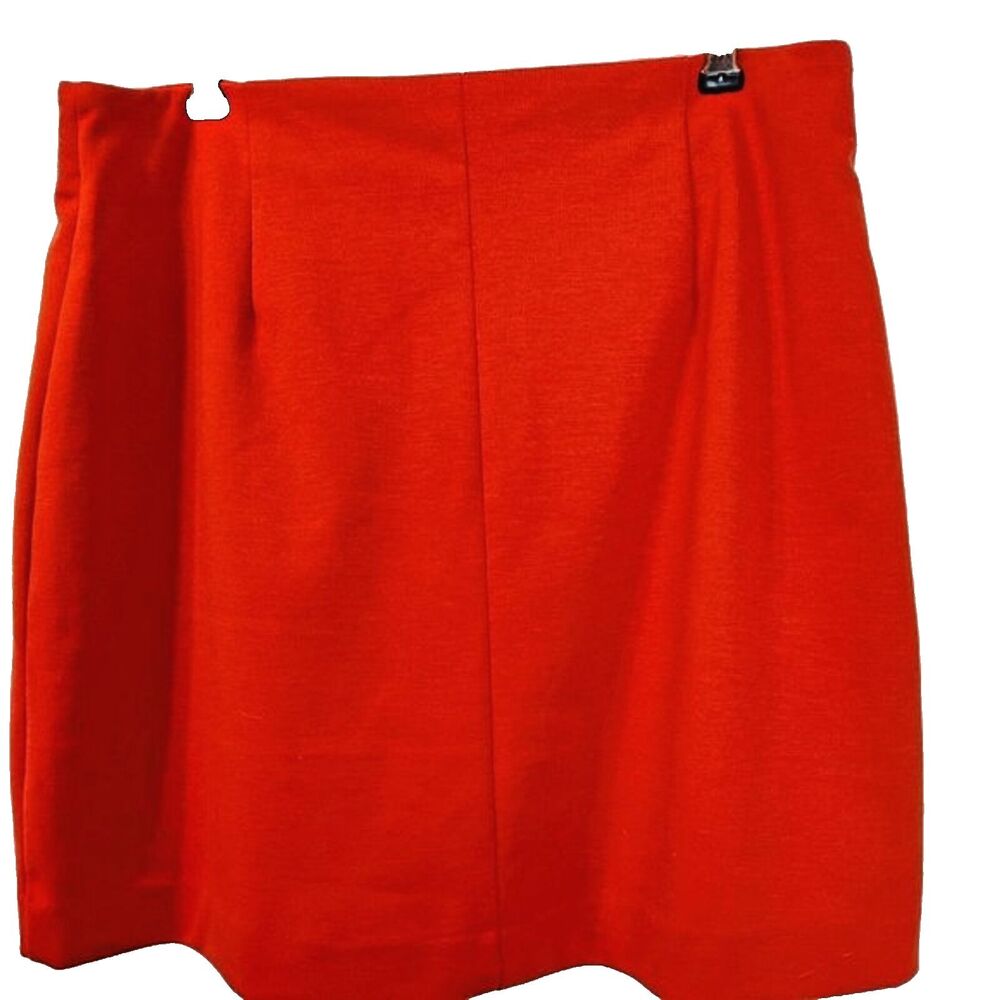 Banana Republic Orange Skirt Size 8-Bright!